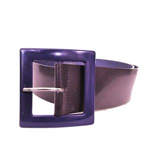 Antoniazzi purple plum leather belt L